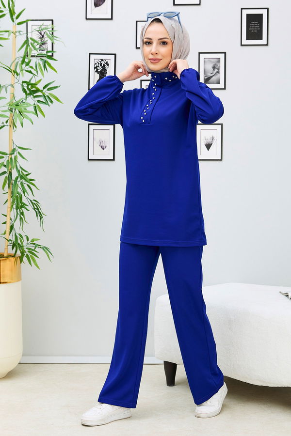 Tunik+Pantolon Mavi - 11338 MAVİ