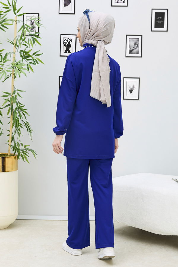 Tunik+Pantolon Mavi - 11338 MAVİ