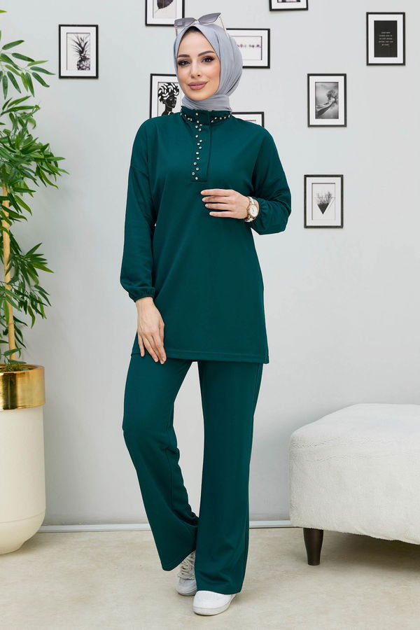 Tunik+Pantolon Yeşil - 11338