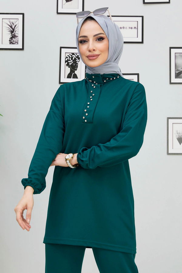 Tunik+Pantolon Yeşil - 11338