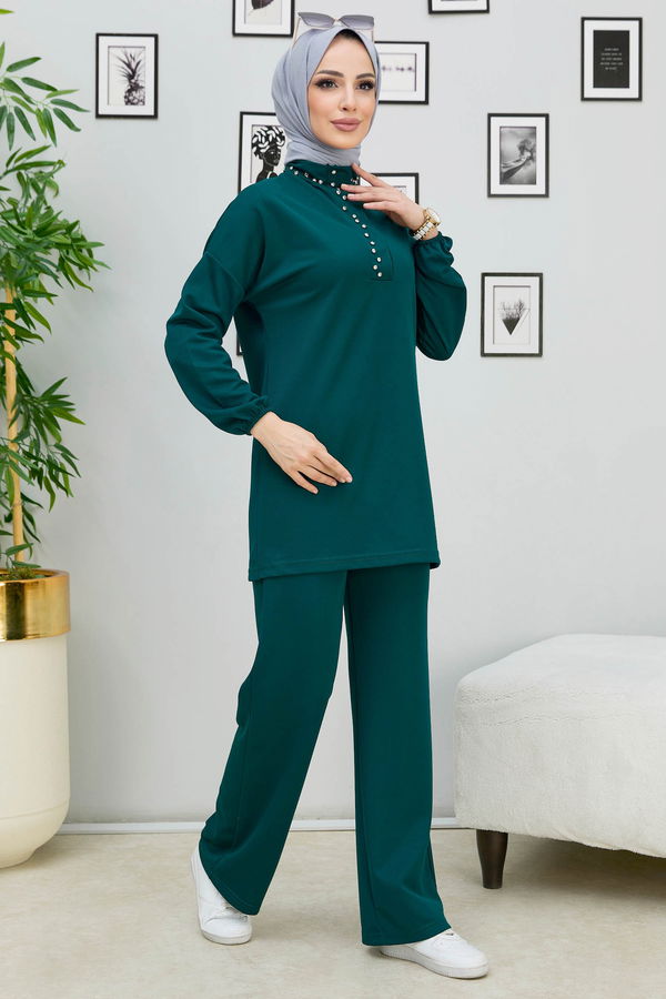 Tunik+Pantolon Yeşil - 11338
