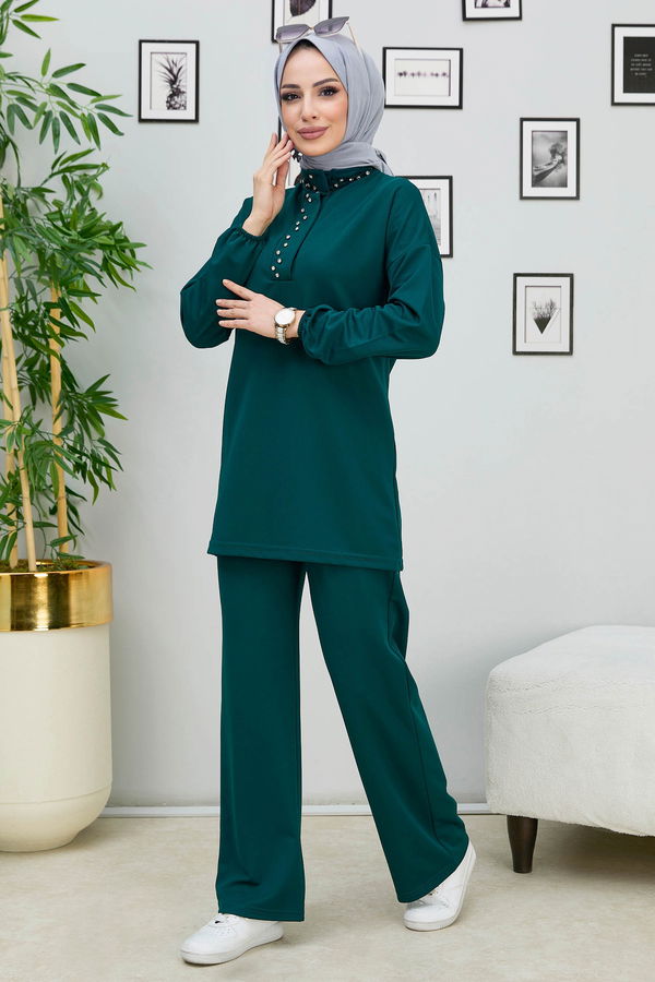 Tunik+Pantolon Yeşil - 11338