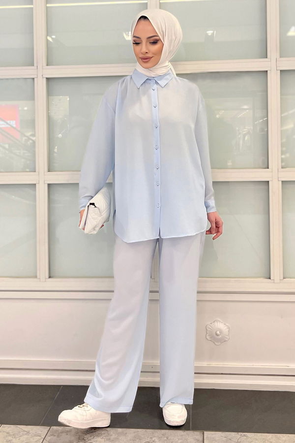 Tunik+Pantolon Mavi - 11339