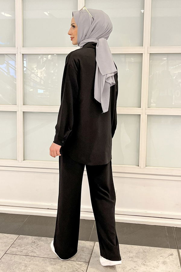 Tunik+Pantolon Siyah - 11339