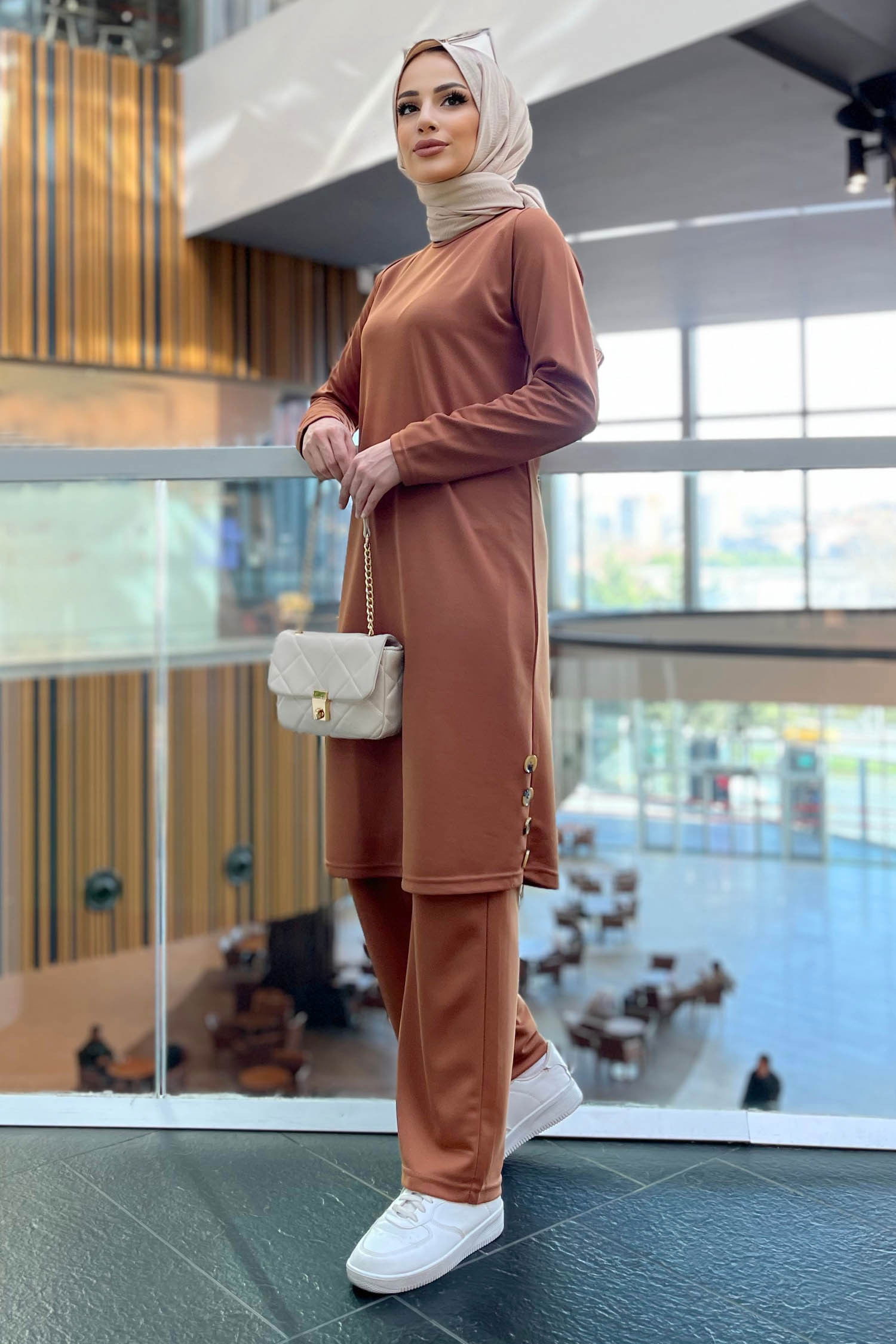 Tunik Pantolon Taba - 11357