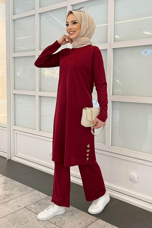 Tunik Pantolon Bordo - 11357 BORDO