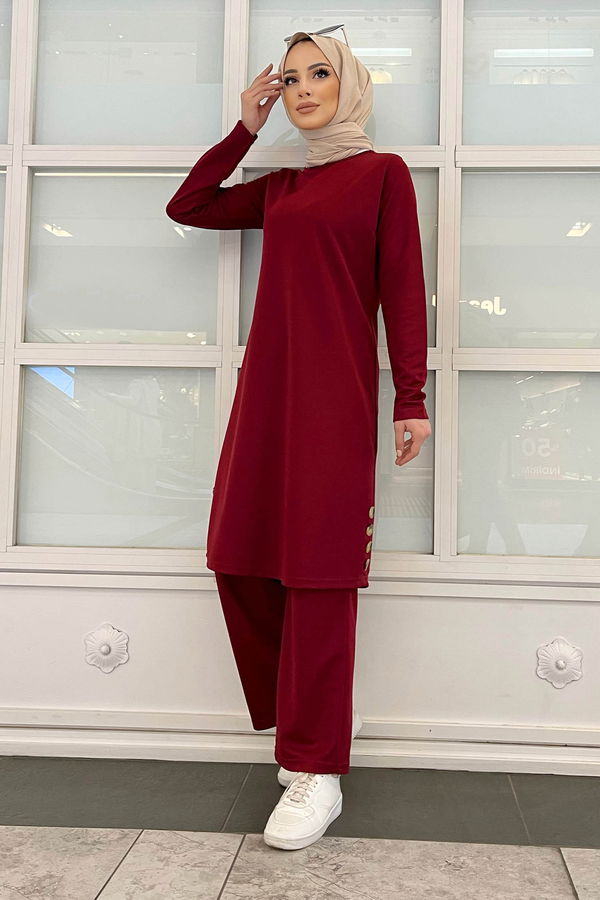 Tunik Pantolon Bordo - 11357 BORDO