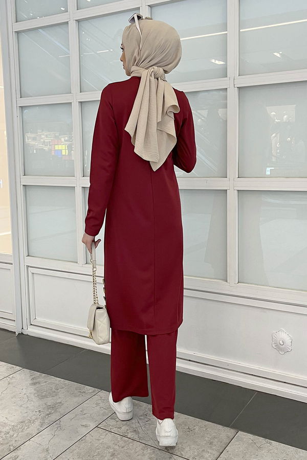 Tunik Pantolon Bordo - 11357 BORDO