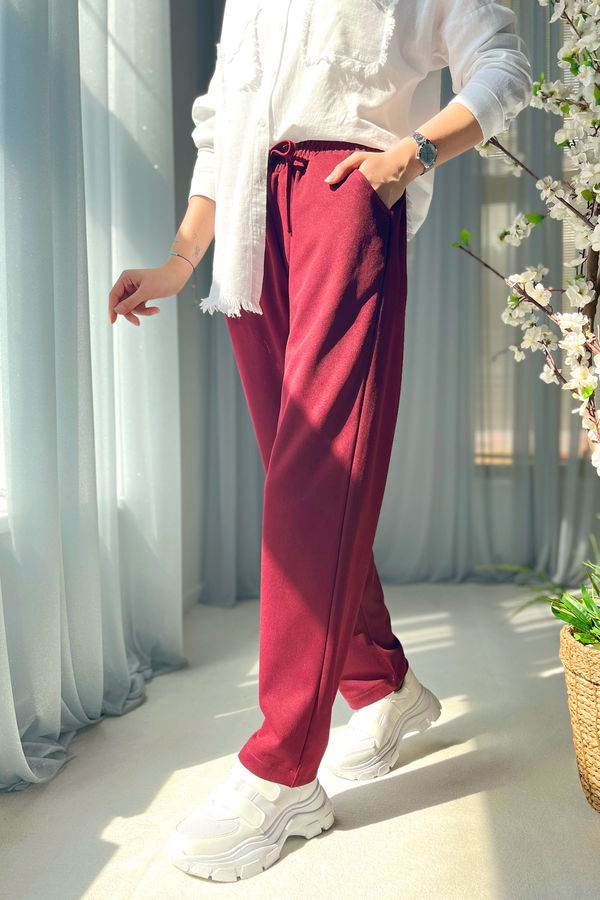 Pantolon Bordo - 11372