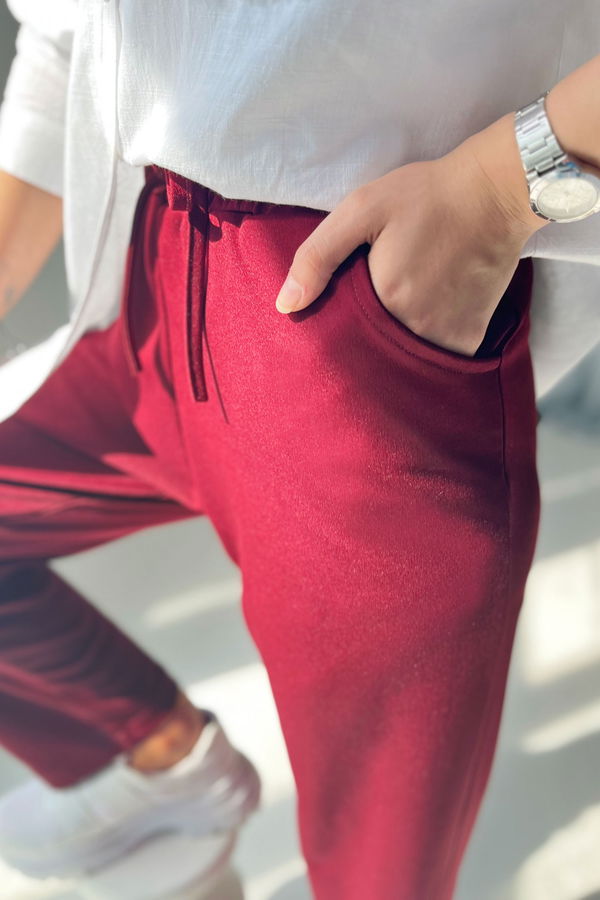 Pantolon Bordo - 11372
