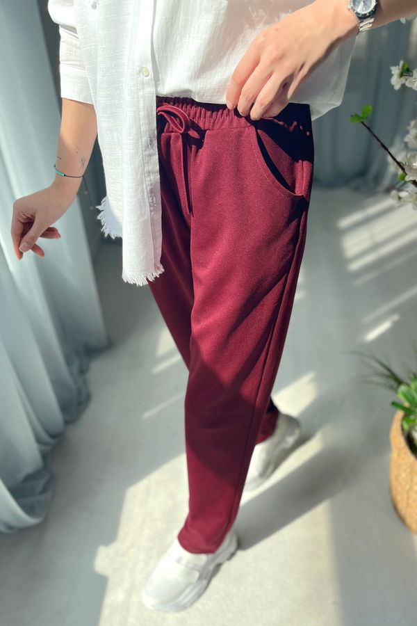 Pantolon Bordo - 11372