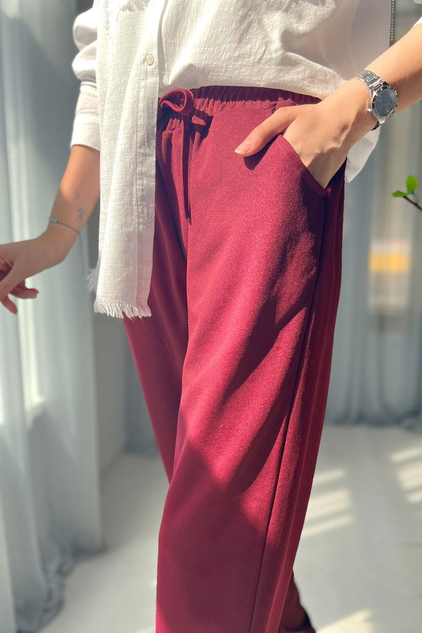Pantolon Bordo - 11372