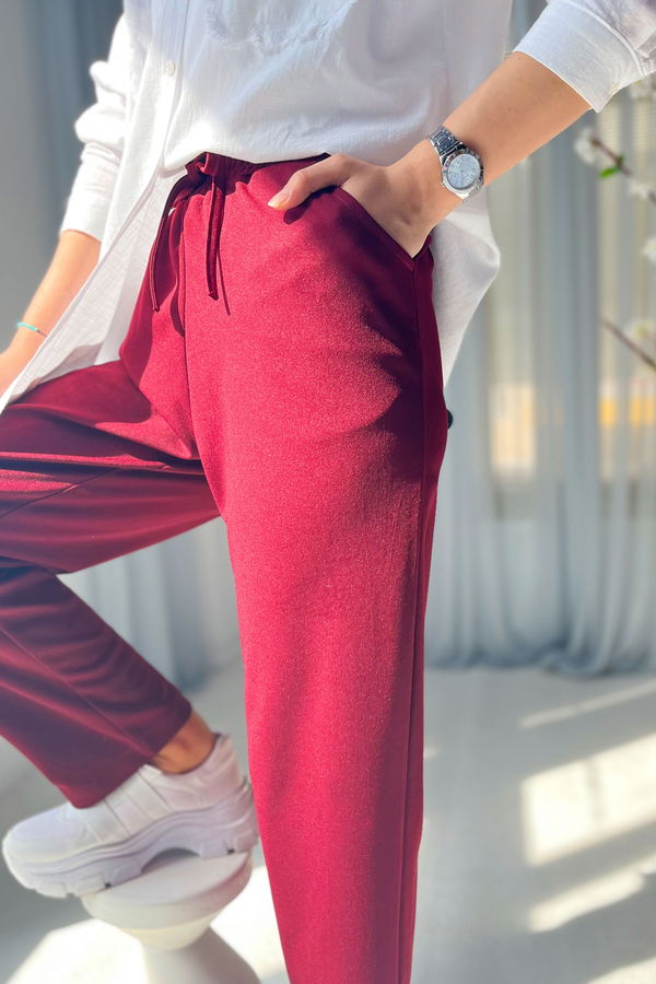 Pantolon Bordo - 11372