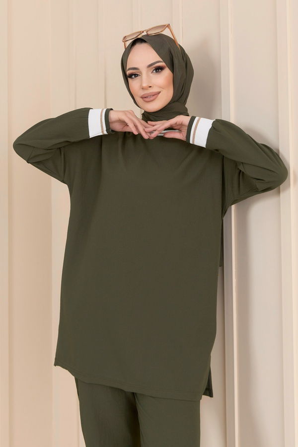 Tunik Pantolon Haki - 11402