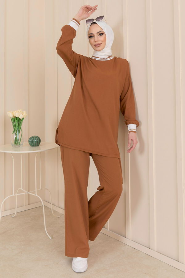 Tunik Pantolon Taba - 11402 TABA
