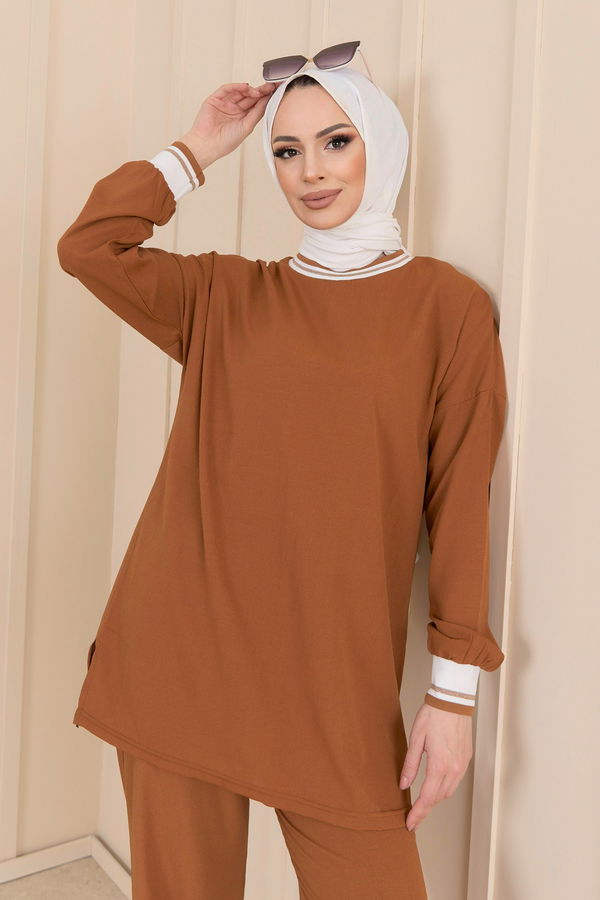 Tunik Pantolon Taba - 11402 TABA