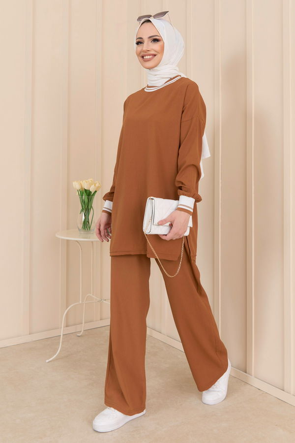 Tunik Pantolon Taba - 11402 TABA