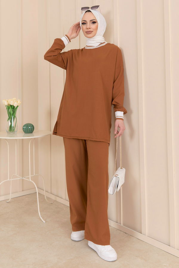 Tunik Pantolon Taba - 11402 TABA