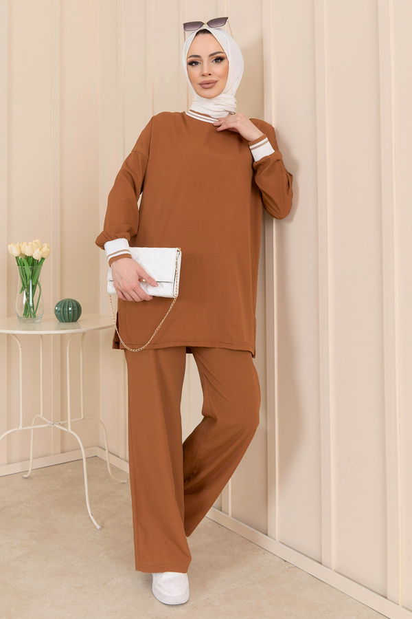 Tunik Pantolon Taba - 11402 TABA