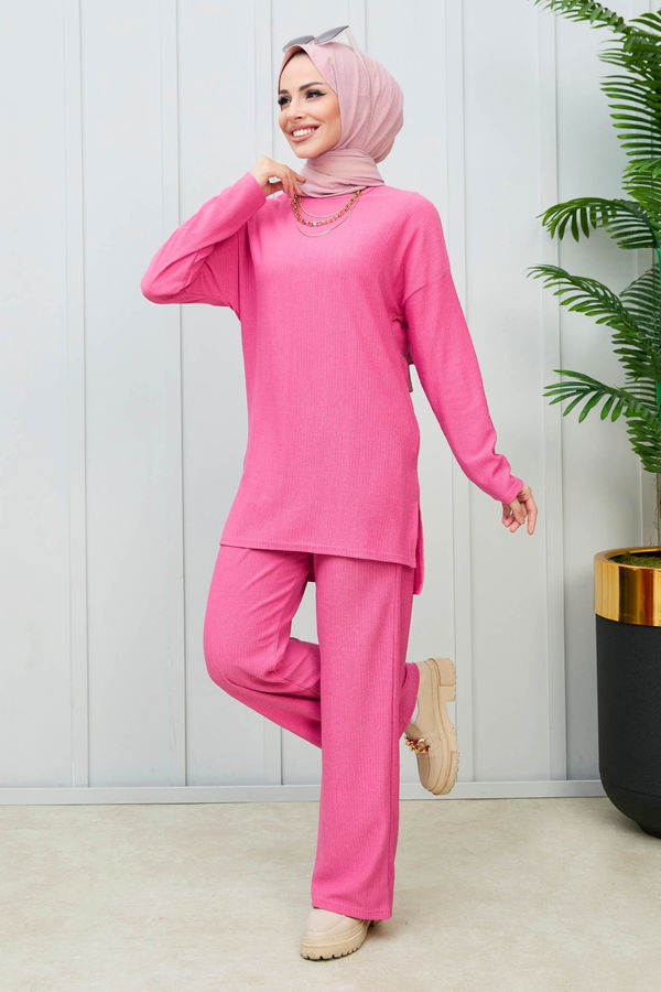 Tunik+Pantolon Fuşya - 11429 FUŞYA
