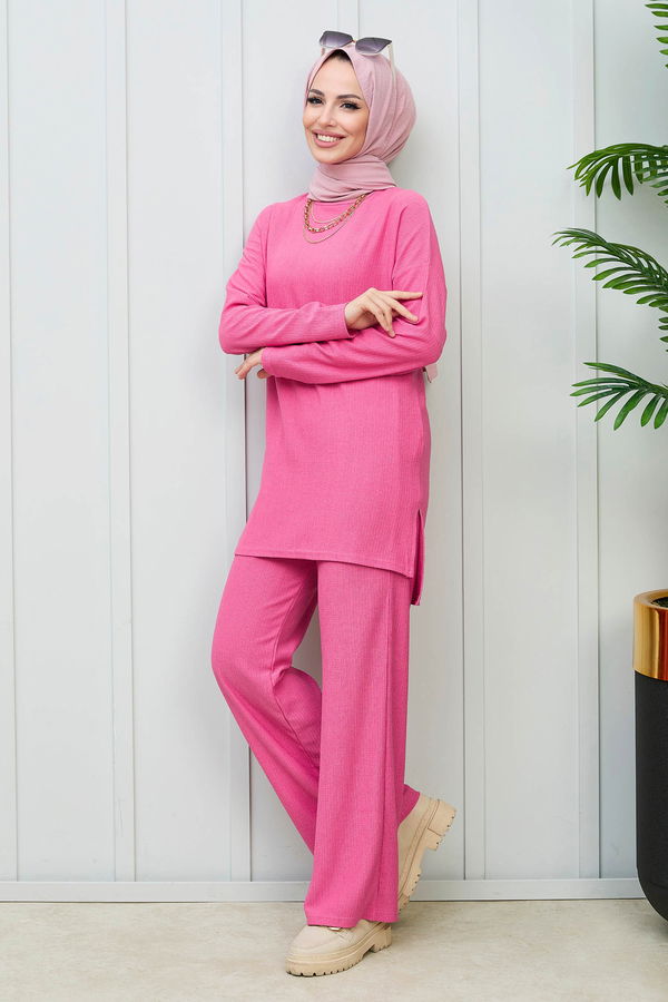 Tunik+Pantolon Fuşya - 11429 FUŞYA