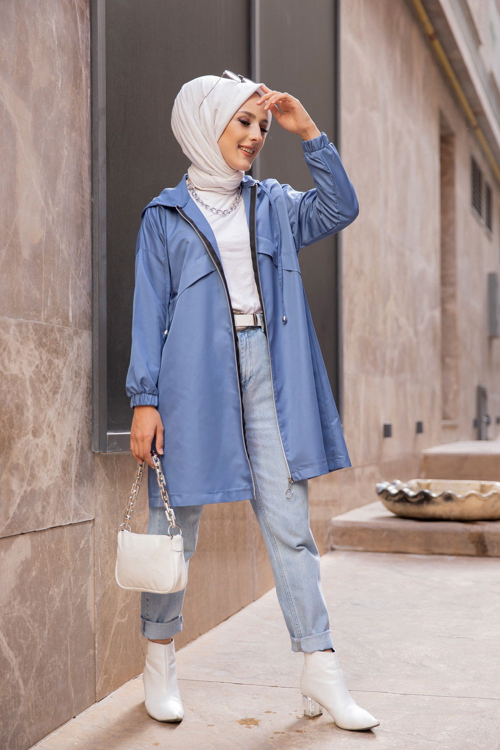 TRENC YAGMURLUK Mavi - 13149 MAVİ