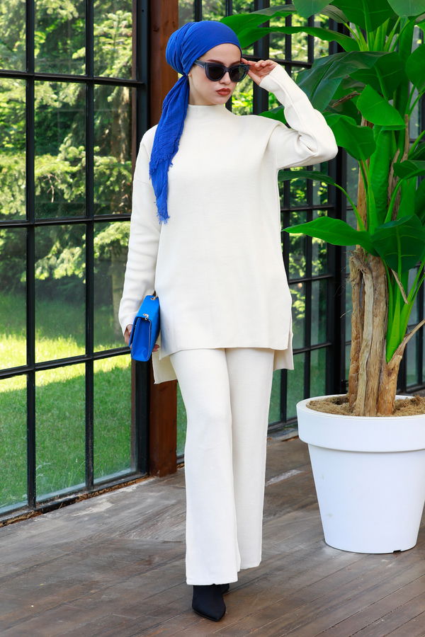 Tunik Pantolon Ekru - 21228