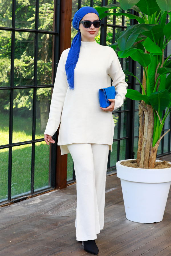 Tunik Pantolon Ekru - 21228