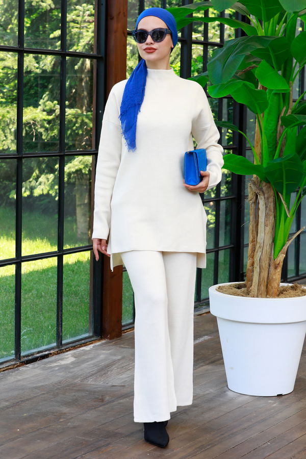 Tunik Pantolon Ekru - 21228