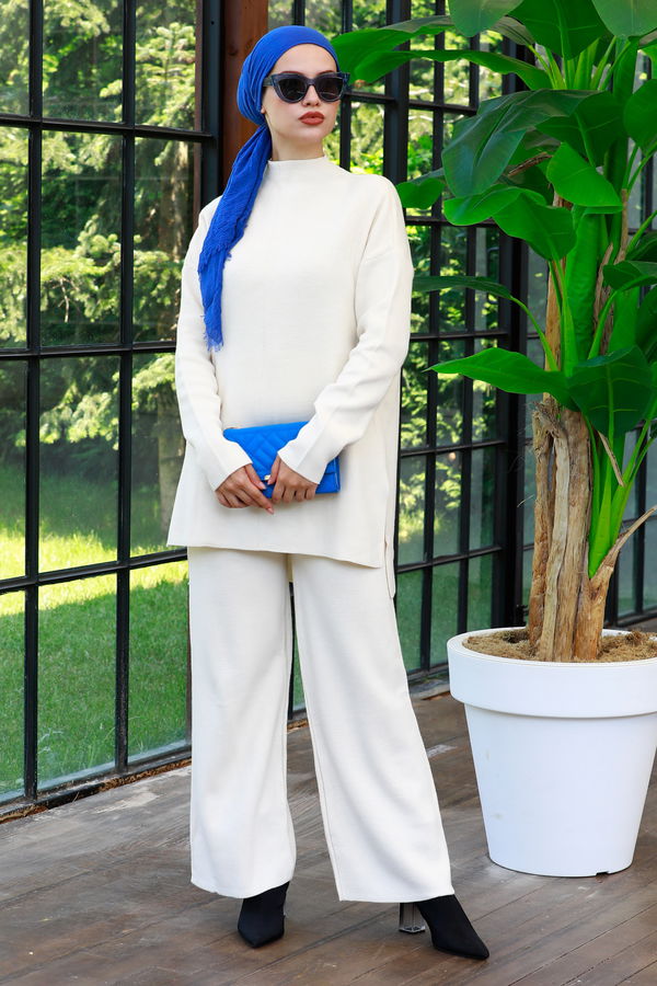 Tunik Pantolon Ekru - 21228