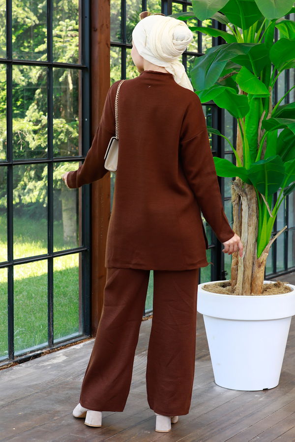Tunik Pantolon Kahverengi - 21228