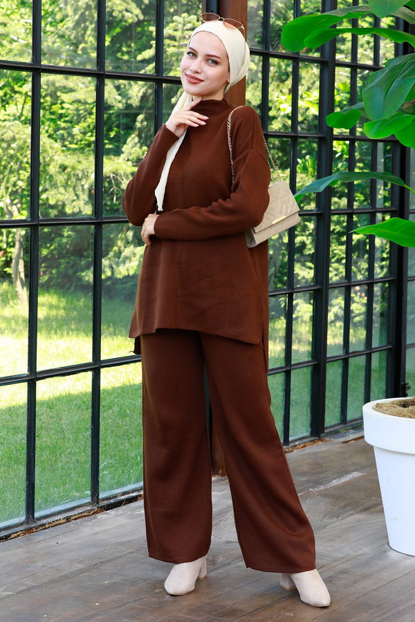 Tunik Pantolon Kahverengi - 21228