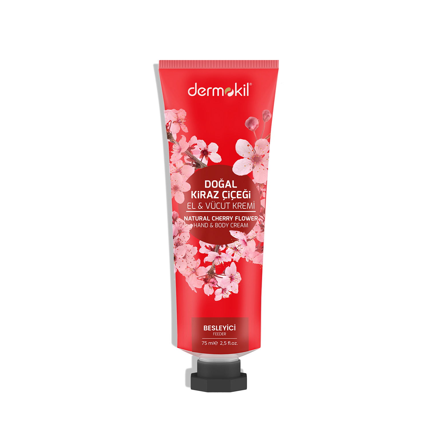 çok Renkli DERMOKIL 75 ML KREM DOGAL KIRAZ CICEGI - 21271