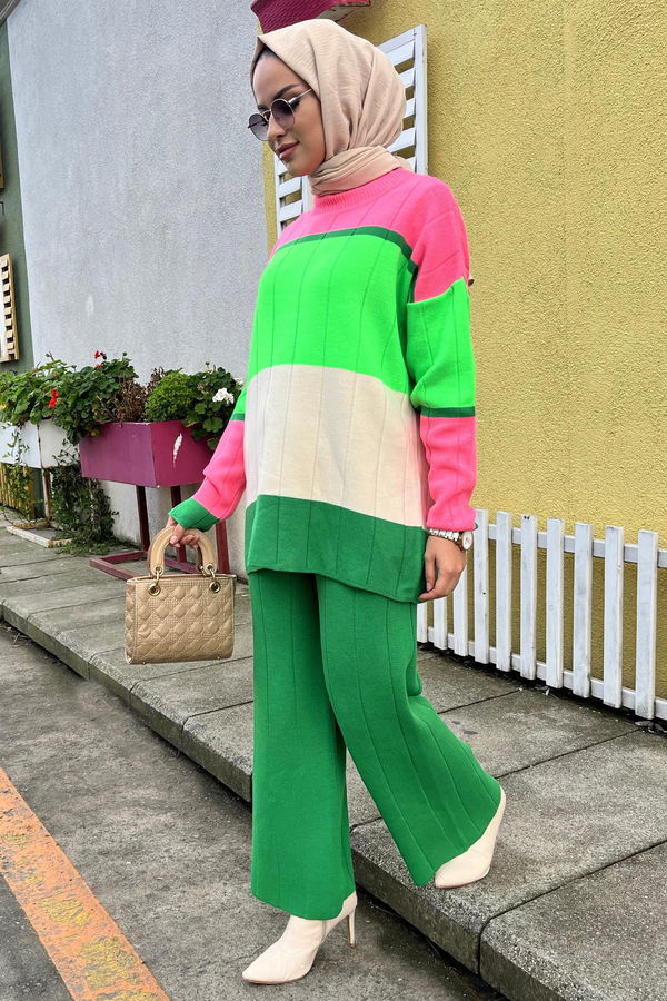 Tunik Pantolon Yeşil - 21796