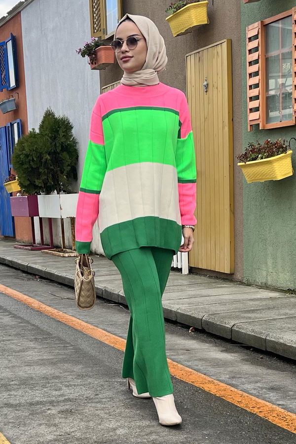 Tunik Pantolon Yeşil - 21796