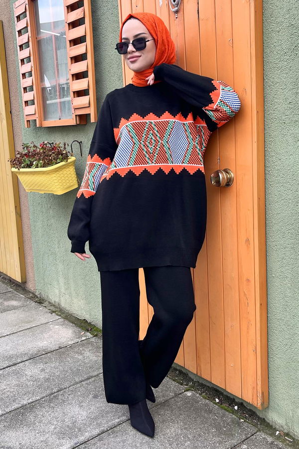 Triko Tunik Pantolon Siyah - 21801