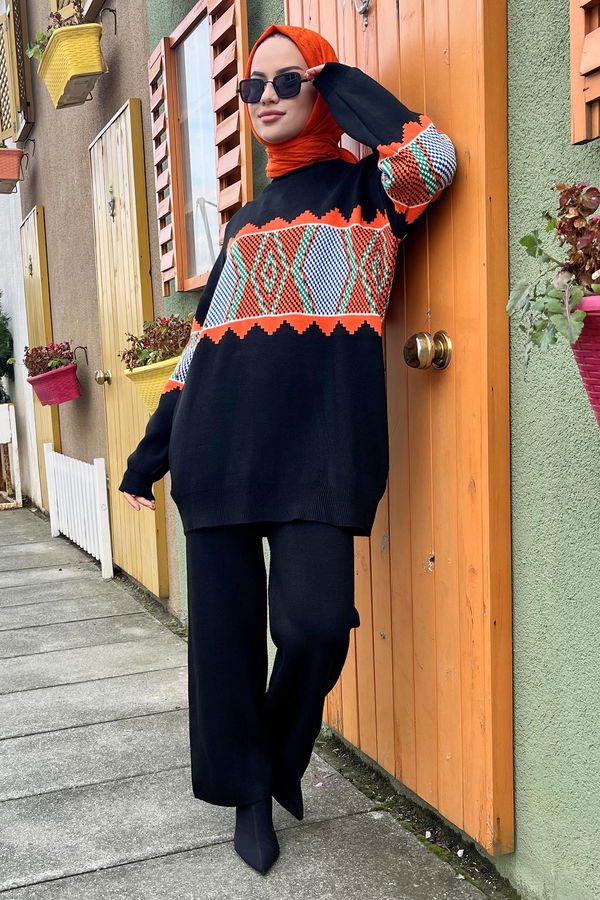 Triko Tunik Pantolon Siyah - 21801