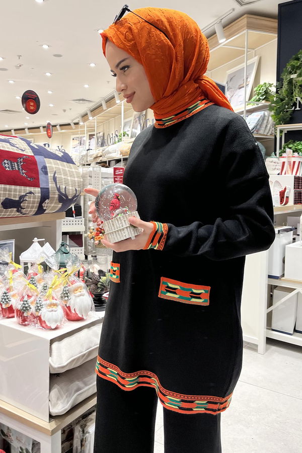 Triko Tunik Pantolon Siyah - 21802
