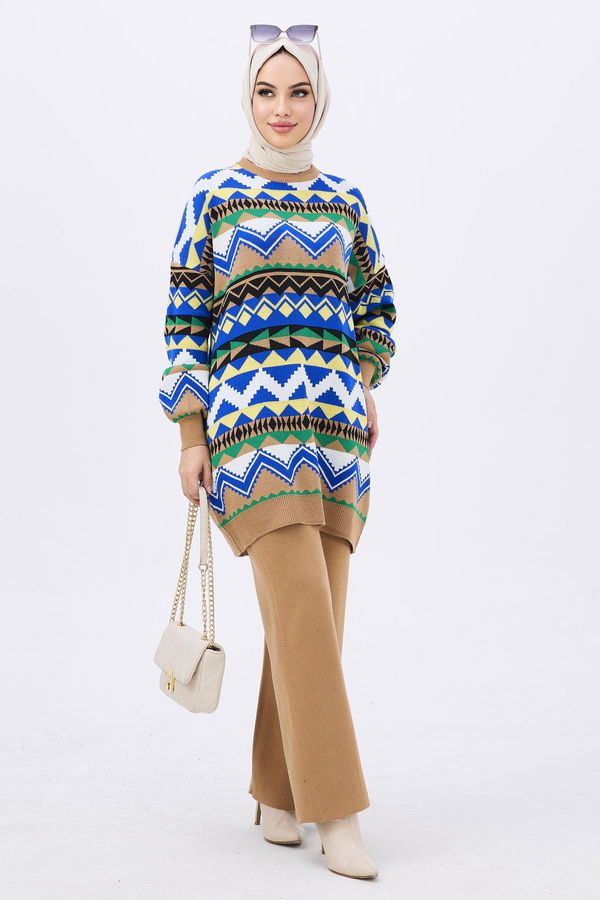 Triko Tunik Pantolon Vizon - 21834