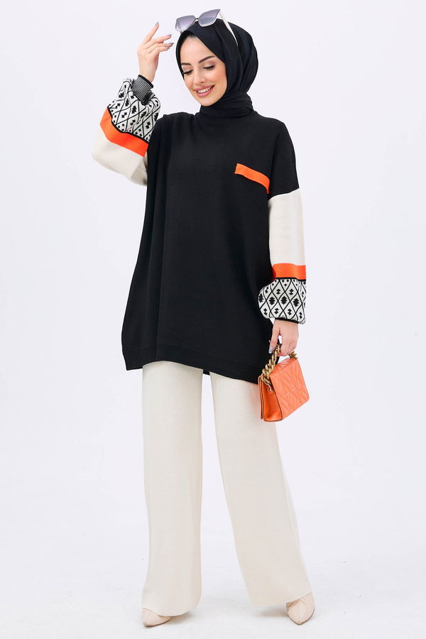 Triko Tunik Pantolon Siyah - 21840