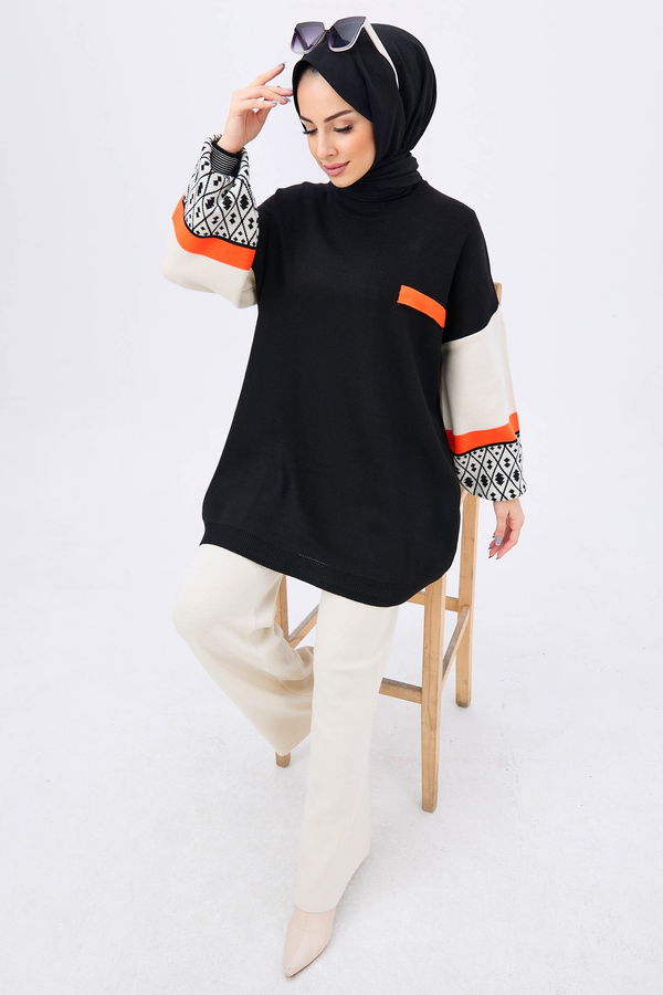 Triko Tunik Pantolon Siyah - 21840
