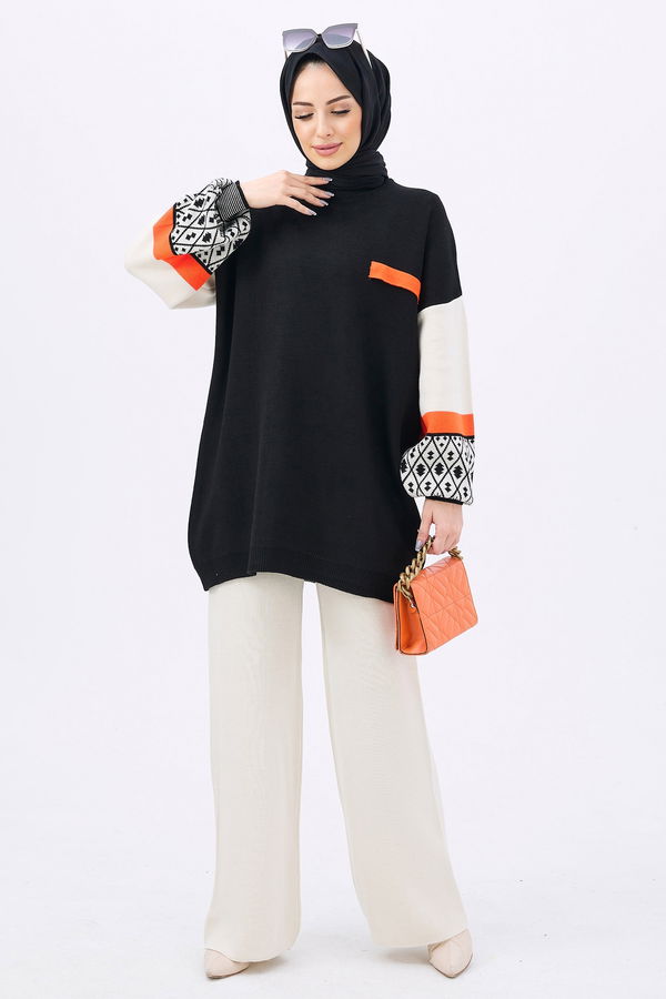 Triko Tunik Pantolon Siyah - 21840