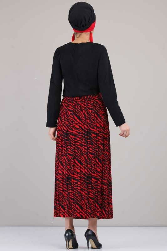 Desen Etek Haki Bordo - 6662 BORDO