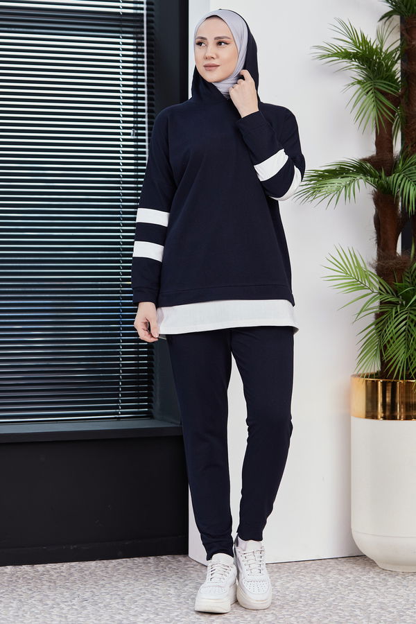 Tunik Pantolon Lacivert - 3024