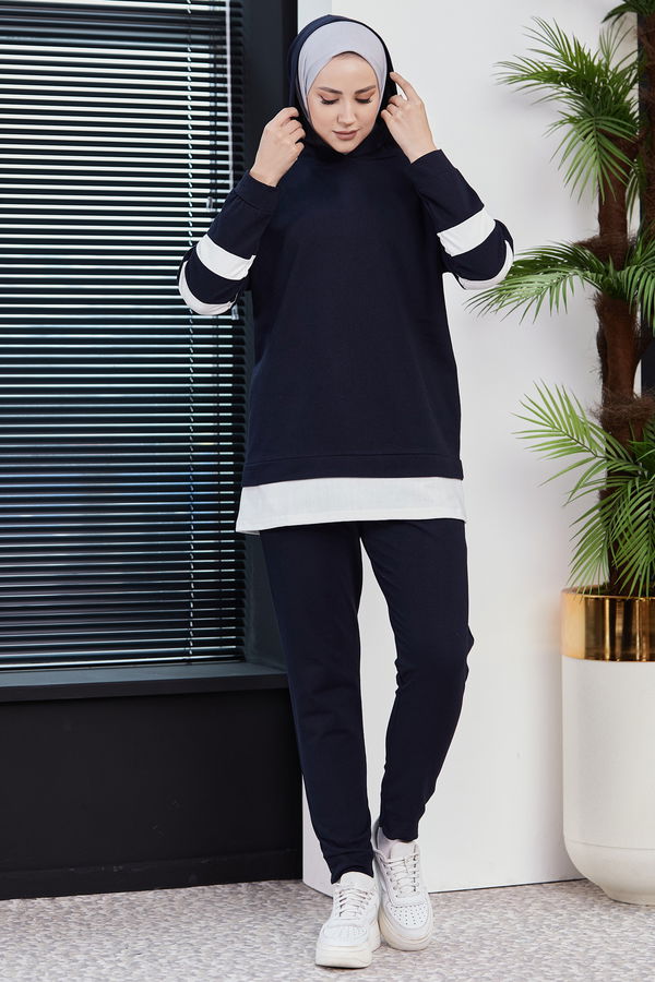 Tunik Pantolon Lacivert - 3024