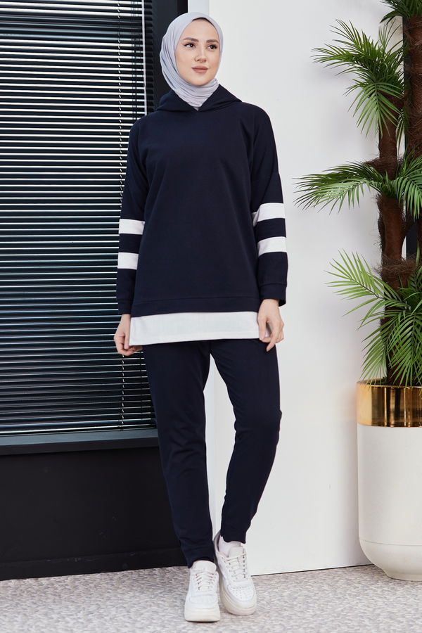 Tunik Pantolon Lacivert - 3024
