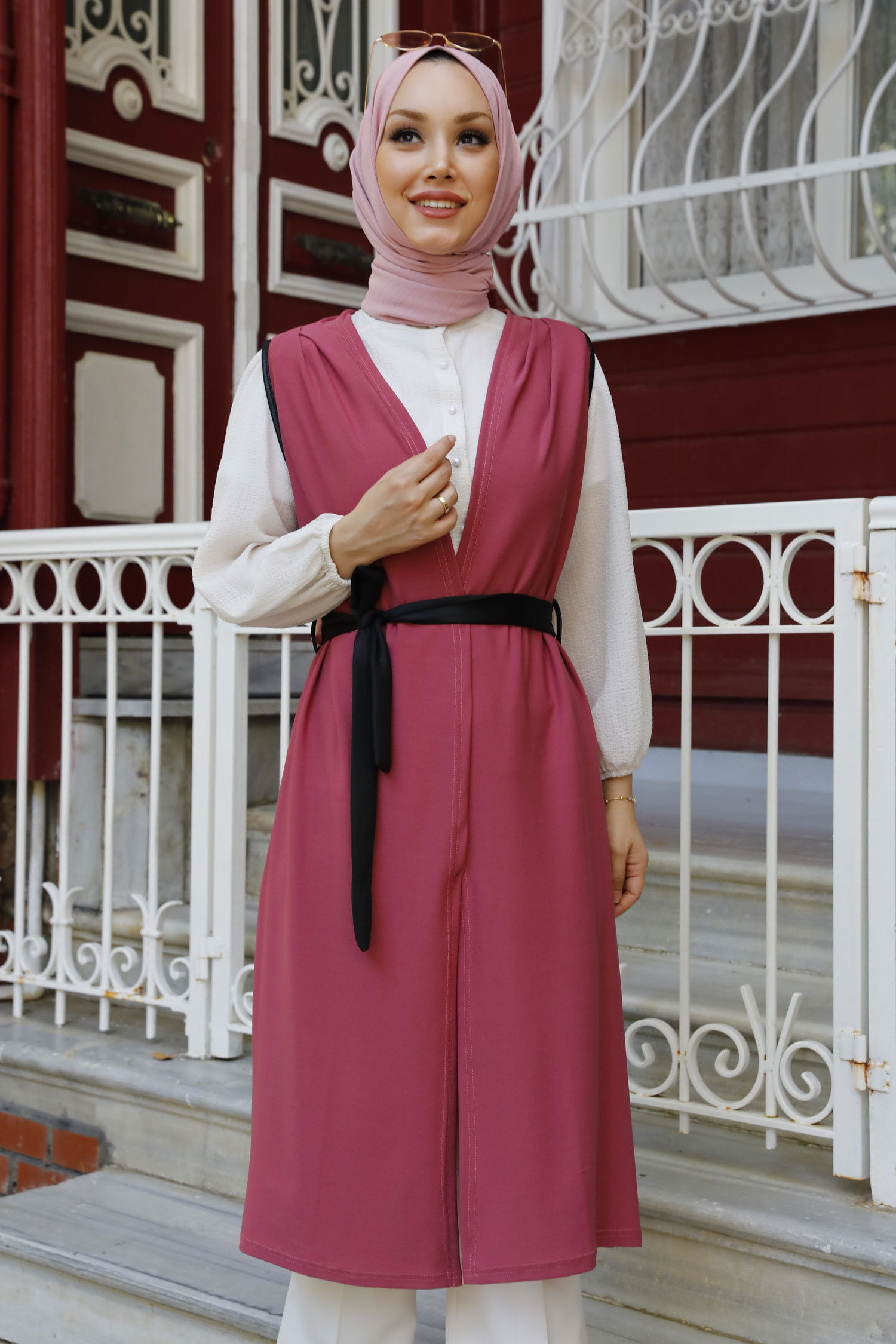 KUSAKLI YELEK Pembe - 3292