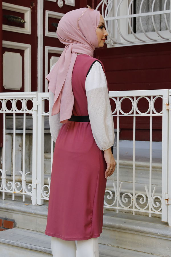 KUSAKLI YELEK Pembe - 3292