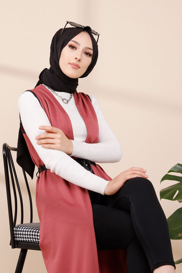 KUSAKLI YELEK Pembe - 3292 PEMBE