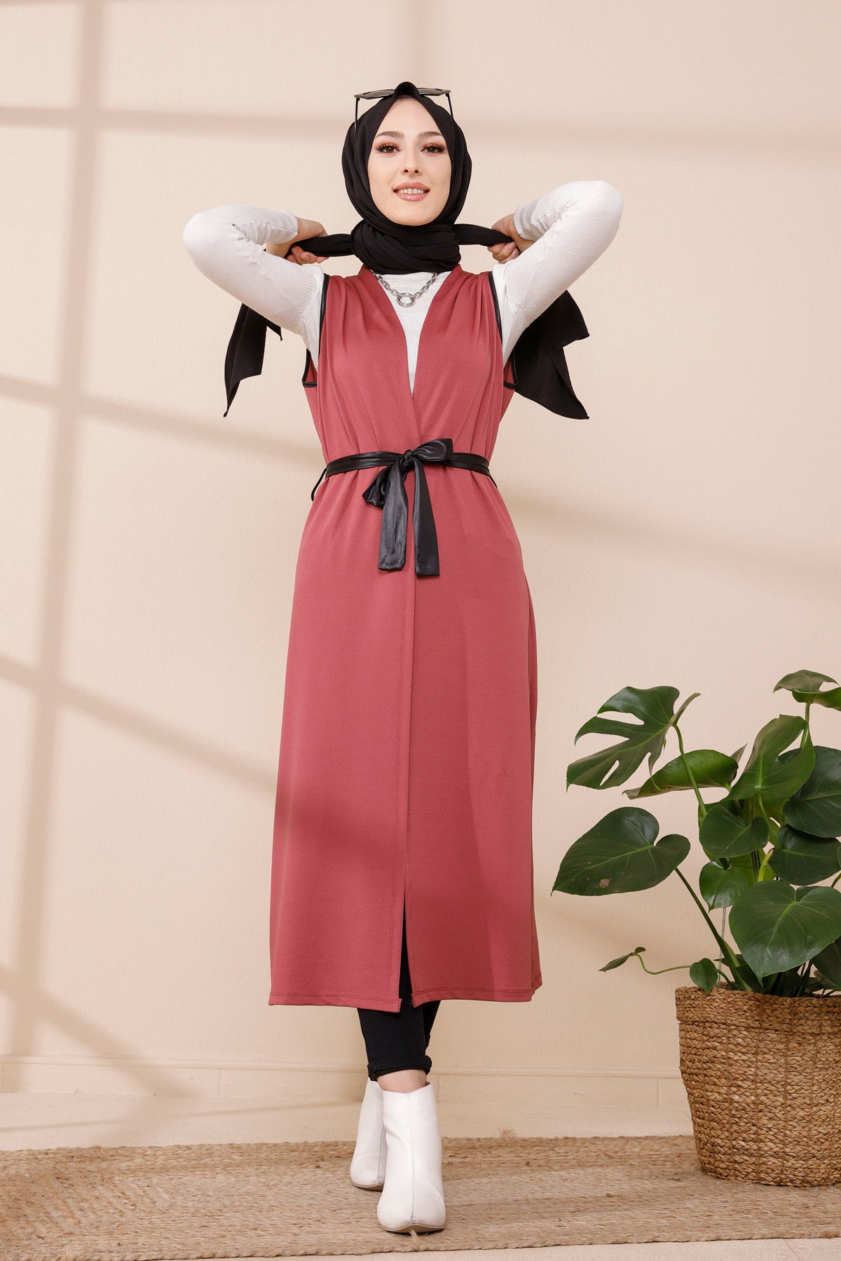KUSAKLI YELEK Pembe - 3292 PEMBE